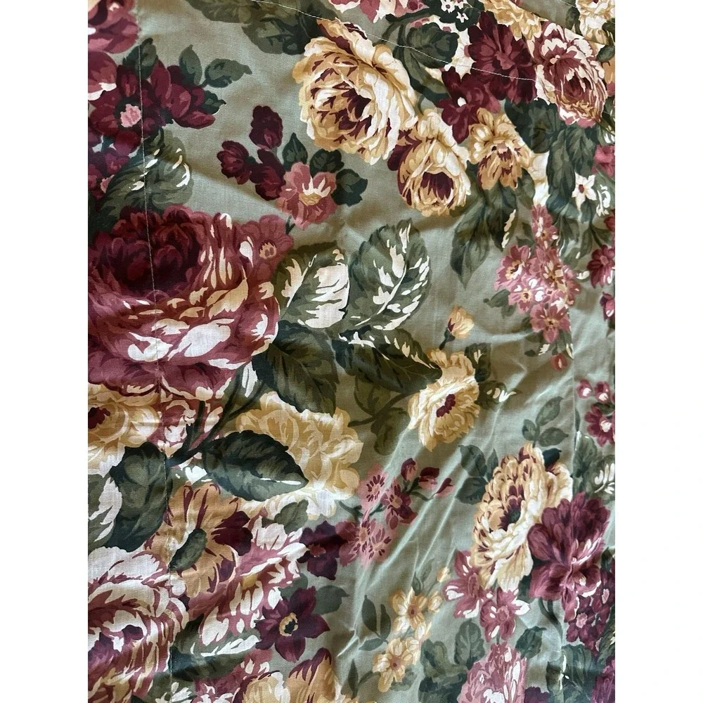 Dan River Classic Waverly Decorator Floral Fabric 2pc Pillow Cases Country